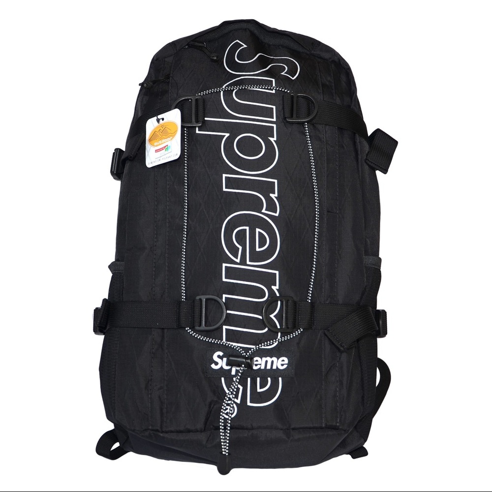 FW 2018 black supreme backpack